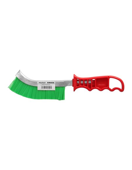 Cepillo Manual P.V.C. Mango De Plástico Rojo Multifuncional Resistente y Duradero