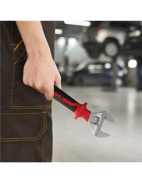 Llave Ajustable Aislada VDE 8". Llave Ajustable Aislada, Llave Inglesa, Llave Moleta Aislada,