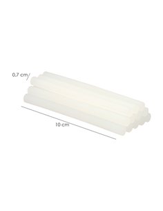Barras De Pegamento Caliente Ø 7,2 mm. Blister 12 Unidades. Barras Silicona, Pegamento Pistola Termofusible, Silicona Pistola 2
