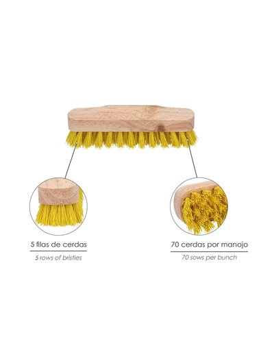 CEPILLO RAICES SIN MANGO 5x10