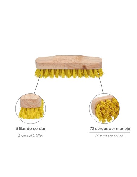 CEPILLO RAICES SIN MANGO  5x10