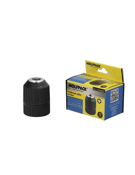 Portabrocas Sin Llave Nylon 1/2" Hembra Ø 13mm.  Sin Llave Portabrocas, Autoajustable