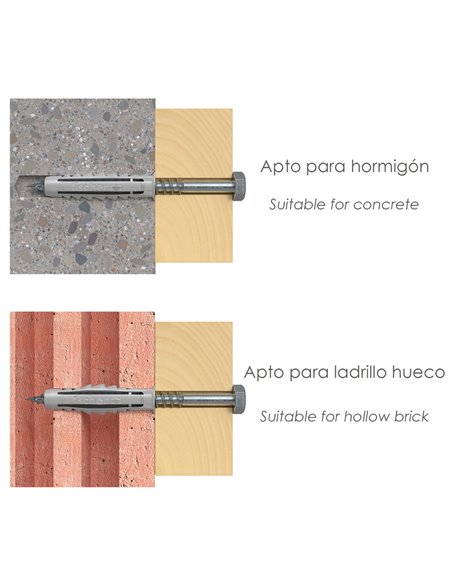 Taco Fischer Sx Plus Ø 14 x 70 mm. (Caja De 20 Piezas)