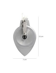 Tiralineas Aluminio Con Cuerda 30 Metros, Tiza Obra, Linea Obra Tiza, Cordel De Trazado. 2