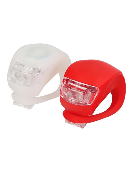 Kit Luces Led Bicicleta 2 Luces Basic. LED para bici, Luz para patin, Luz de posición, Luces bicicleta, LEDs bicicleta