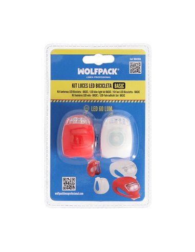 Kit Luces Led Bicicleta 2 Luces Basic. LED para bici, Luz para patin, Luz de posición, Luces bicicleta, LEDs bicicleta