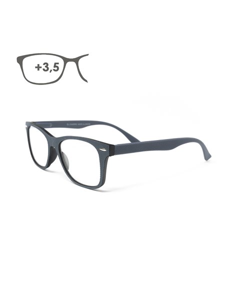Gafas Lectura Illinois Gris Aumento +3,5 Gafas De Vista, Gafas De Aumento, Gafas Visión Borrosa