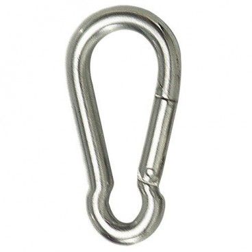 Mosqueton Bombero Con seguro  6x 60 mm.  Uso domestico