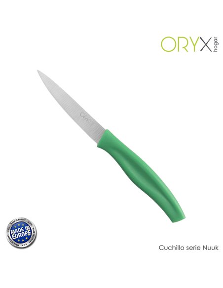 Cuchillo Nuuk Mondador Hoja Acero Inoxidable 9 cm. Verde (1 Unidad)