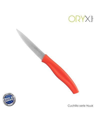 Cuchillo Nuuk Mondador Hoja Acero Inoxidable 9 cm. Rojo (1 Unidad)