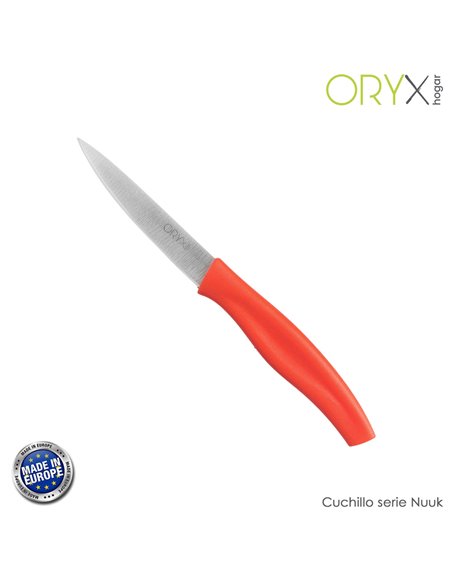 Cuchillo Nuuk Mondador Hoja Acero Inoxidable 9 cm. Rojo (1 Unidad)