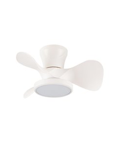 Ventilador de techo LED Moll Blanco 20W 1900Lm CCT Dim