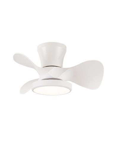 Ventilador de techo LED Moll Blanco 20W 1900Lm CCT Dim