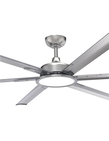 Ventilador de techo LED BigBen 180cm. 20W 2000Lm. CCT Dim