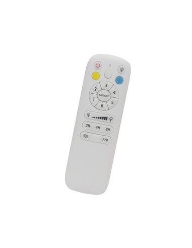 Ventilador LED Stel Blanco+Madera 20W 1900Lm CCT Dim