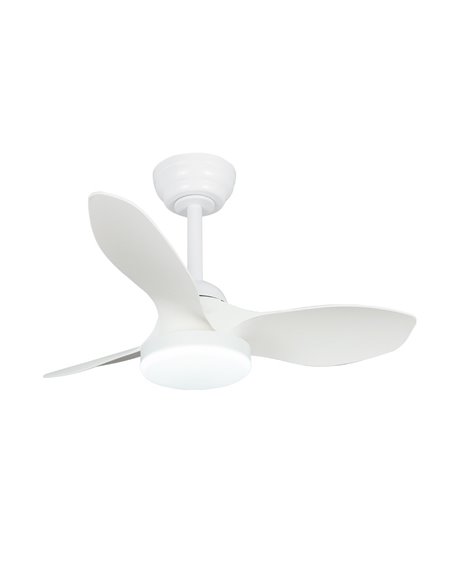 Ventilador LED Stel Mini S Blanco 20W 1900Lm CCT Dim