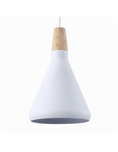 Lámpara de techo Coral Blanca 1xE27
