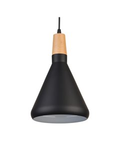 Lámpara de techo Coral Negro 1xE27 2