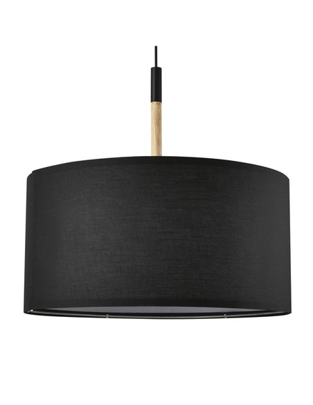 Lámpara de techo Olivia Negra 1xE27