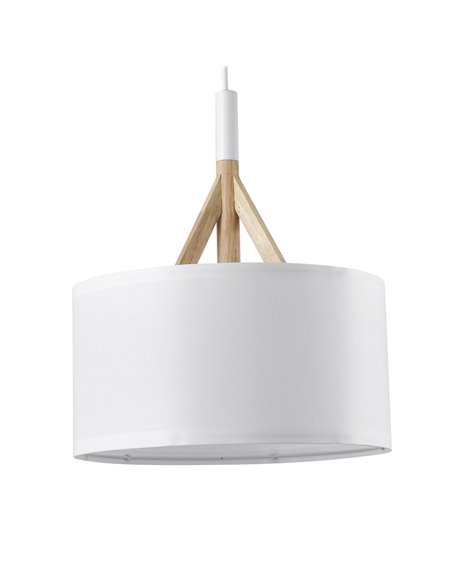 Lámpara colgante Abi Blanca D30 1xE27