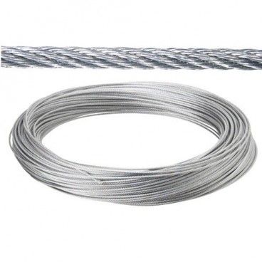 Verzinktes Kabel 10 mm. (100 Meter Rolle) Nicht zum Anheben