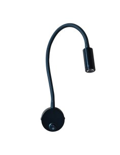 Aplique lector LED Clasic Negro 3W 450Lm 4000K