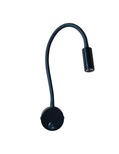 Aplique lector LED Clasic Negro 3W 450Lm 4000K