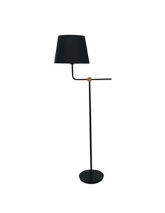 Lámpara de pie Solor Negro+Oro 1xE27