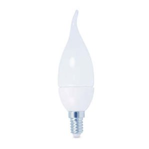 8 ampoules LED E14 bougie - 470 lm - Blanc chaud - Luminea