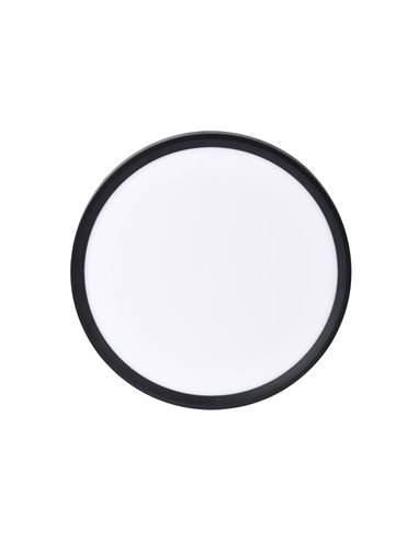 Plafón de techo LED Mery Negro 18W 1782lm 3CCT Dim