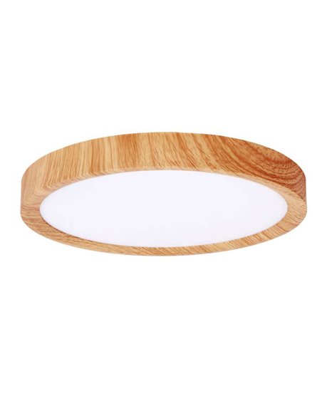 Plafón de techo LED Mery Madera 24W 2420lm 3CCT Dim