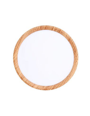 Plafón de techo LED Mery Madera 24W 2420lm 3CCT Dim