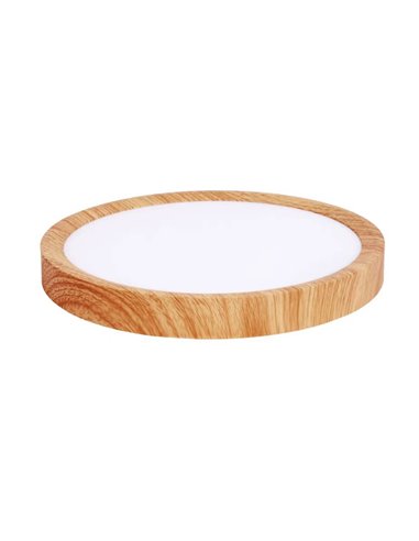 Plafón de techo LED Mery Madera 24W 2420lm 3CCT Dim