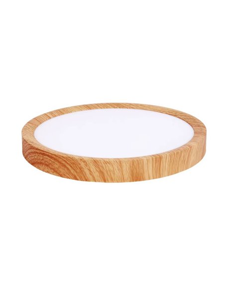 Plafón de techo LED Mery Madera 24W 2420lm 3CCT Dim