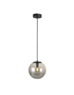 Lámpara colgante Boston Negro Fumé 1xE14