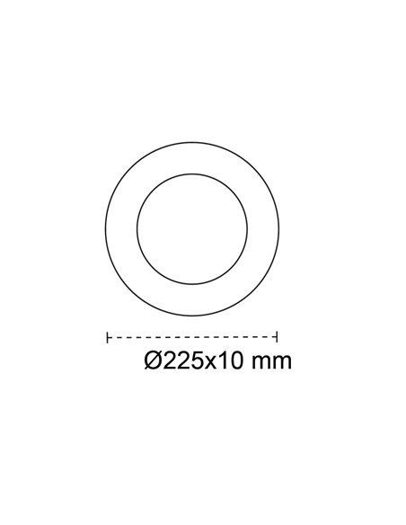 Downlight de techo LED Liveo 18+6W 2250Lm 4000K