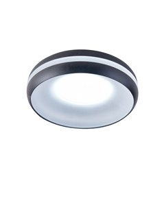 Empotrable de techo Frey Negro 1xGU10 2