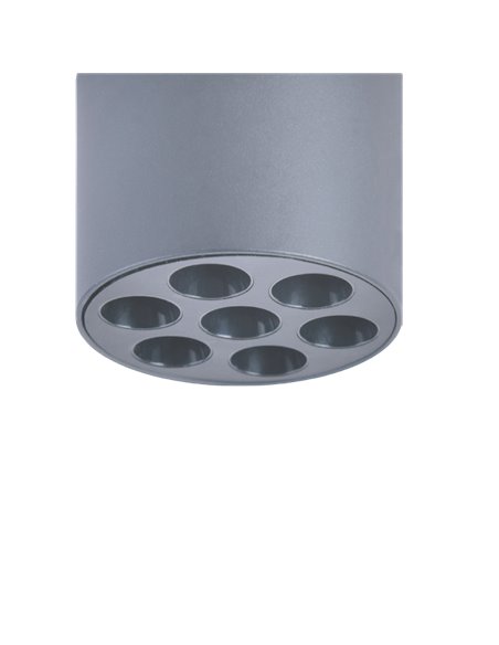 Foco de superficie LED Norna Negro 6W 570Lm 4000K