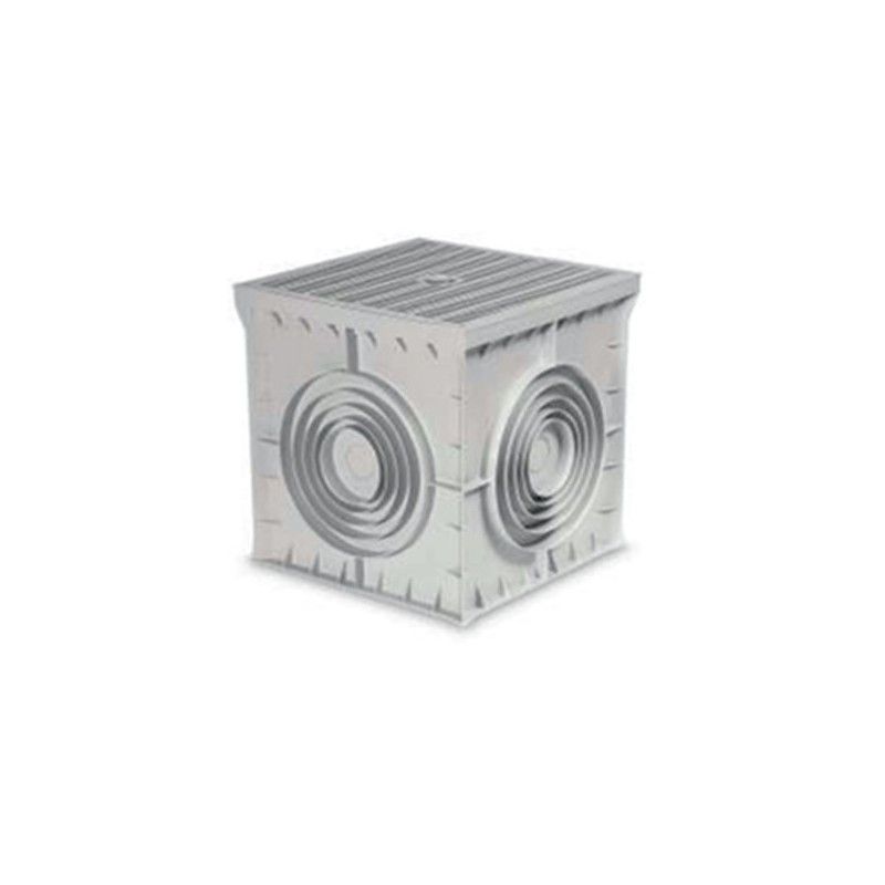 Arqueta con tapa ciega 4 salidas 40x40x40cm Gaestopas GG404040