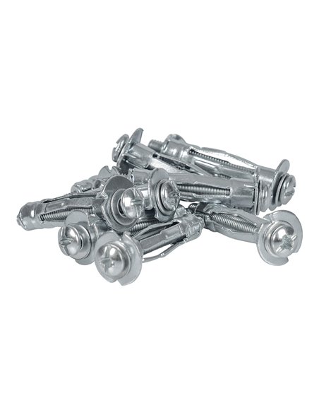 Blister 10 unidades taco de expansión metálico ø8x32 tornillo m4x40 5001546 rapid