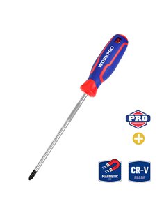 Destornillador phillips ph1 x 150 mm workpro 2