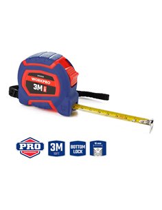 Flexómetro 3m x 16mm workpro 2