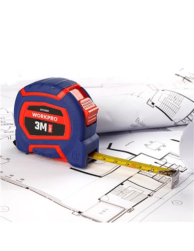 Flexómetro 3m x 16mm workpro