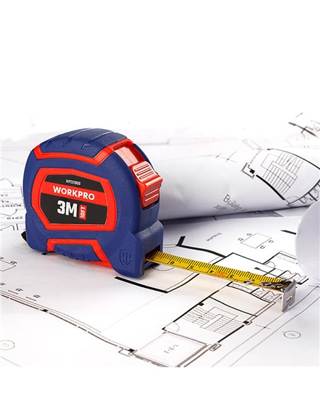 Flexómetro 3m x 16mm workpro