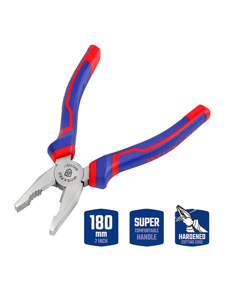 Alicate universal 180mm workpro