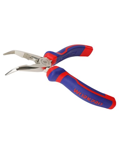 Alicate de punta curva 160mm workpro