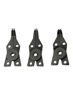 Alicate de puntas intercambiables para arandelas circlip 4-en-1 155mm workpro 2