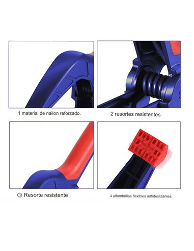 Pinza de resorte de 50mm workpro
