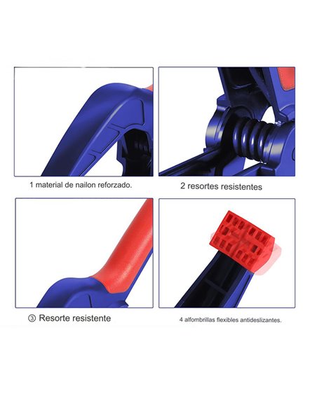 Pinza de resorte de 50mm workpro