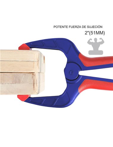Pinza de resorte de 50mm workpro